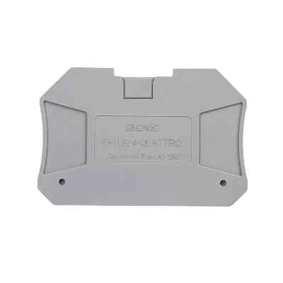 Изолятор торцевой для клемм TUR-2.5-QUATTRO (уп.100шт) DKC D-TUR-2.5-QUATTRO