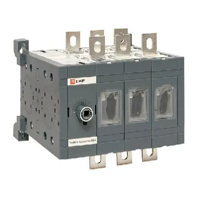 Рубильник 3п 160А реверсивный без рукоятки управления TwinBlock EKF tb-s-160-3p-rev