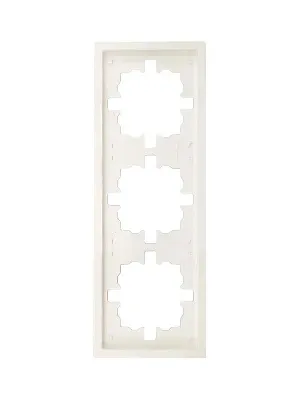 Рамка 3-м ZIMA горизонт. сл. кость LEZARD 704-9000-148