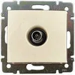 Розетка телевизионная проходная TV СП Valena 14дБ механизм сл. кость (DIY-упак.) IEK 695625