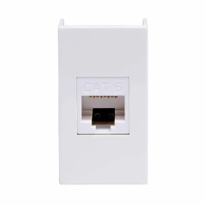 Розетка компьютерная 1-м 1мод. Viva RJ45 кат.6 бел. DKC 45058
