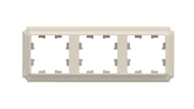 Рамка 3-м AtlasDesign Antique универс. беж. SE ATN100203