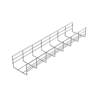 Лоток проволочный 300х100 L3000 сталь 4мм PL100-300-3000 оцинк. КМ LO1292
