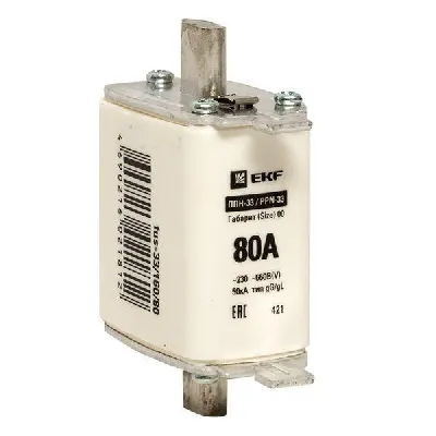 Вставка плавкая ППН-33 160/80А габарит 00 PROxima EKF fus-33/160/80
