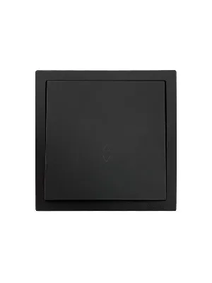 Выключатель проходной 1-кл. 1п СП ZIMA 10А IP20 безвинтов. зажим механизм черн. бархат LEZARD 704-4288-105QC