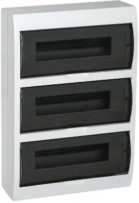 Корпус навесной ЩРН-Пк-45 Krepta 3 IP41 пластик. бел. IEK MKP12-N-04-45-41