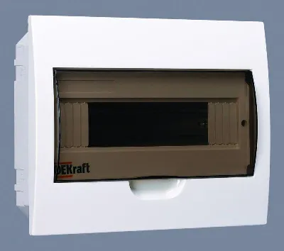 Корпус встраиваемый ЩРВ-П-12 22х28х9 12мод. IP41 пластик. DEKraft 31004DEK
