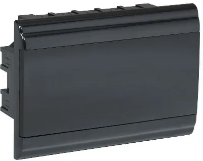 Корпус модульный встраиваемый ЩРВ-П-12 PRIME IP41 пластик. черн. IEK MKP13-V-01-12-41-K02