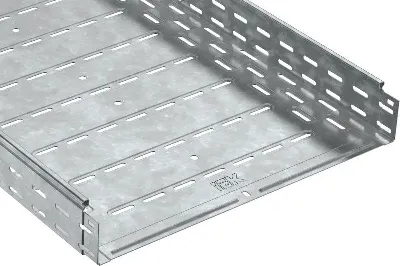 Лоток листовой перфорир. 400х80 L3000 сталь 1мм IEK CLP10-080-400-3