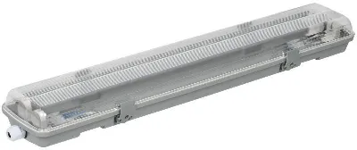 Светильник ДСП 2102 под LED лампу 2хT8 600мм IP65 IEK LDSP0-2101-2X060-K01