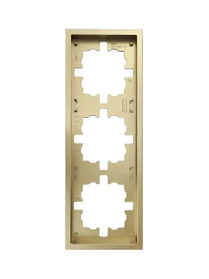 Рамка 3-м ZIMA горизонт. зол. LEZARD 704-3600-148