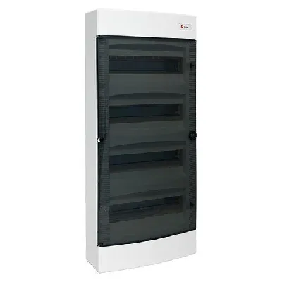 Щит распределительный навесной Unix 4х12мод. IP41 прозр. дверь PROxima EKF ux-4x12-n