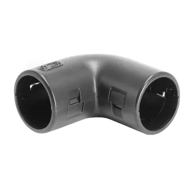 Колено открывающееся 90град. IP40 d25мм черн. DKC 50525B