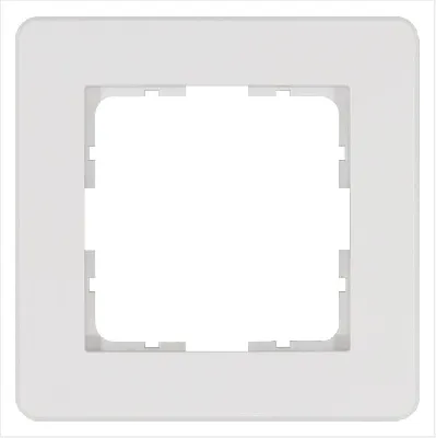 Рамка 1-м G-Flex бел. глянцевый Jasmart G1101W