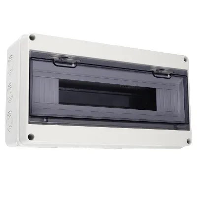 Бокс модульный накладной PDB/W 4018 GR (ЩРН-ПГ-18) IP65 пластик. Pro JazzWay 5072121