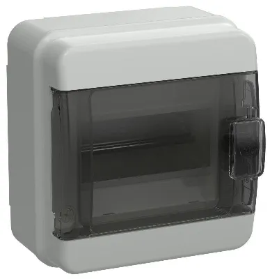Корпус КМПн-6 TEKFOR IP65 черн. прозр. дверь пластик. IEK TF5-KP72-N-06-65-K03-K02