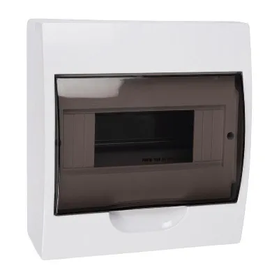 Бокс модульный накладной PDB/W 1008 WH (ЩРН-П- 8) IP41 пластик. Pro JazzWay 5071667