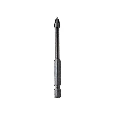 Сверло по стеклу и керамике 4мм 4 грани шестигранный хвостовик Kranz KR-91-0647
