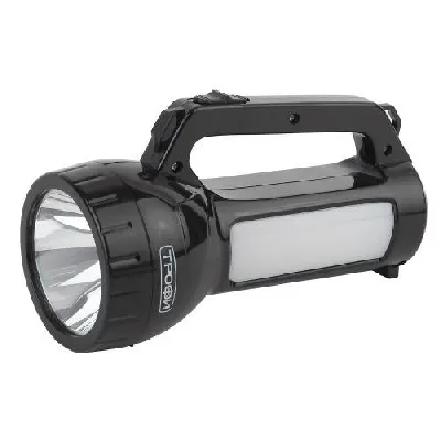 Фонарь-прожектор аккумуляторный PA-504 SMD LED 1Вт боков. светильник 24 SMD LED 2 режима 4 Трофи Б0042439