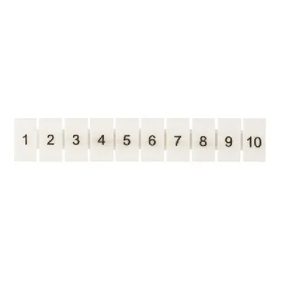 Маркеры для UT/ST/Push-in 2.5 с нумерацией 1-10 (уп.100шт) EKF zb-st-2.5-1-10