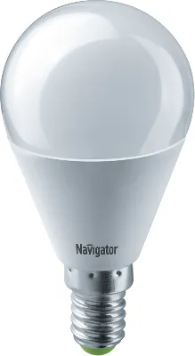 Лампа светодиодная 94 468 NLL-G45-7-230-4K-E14 7Вт шар 4000К нейтр. бел. E14 560лм 176-264В Navigator 94468