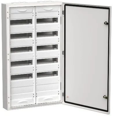 Корпус ЩРн-144 (2х72) TITAN 5 960х570х140 IP54 одна дверь метал. бел. IEK TI5-50-N-2X072-54