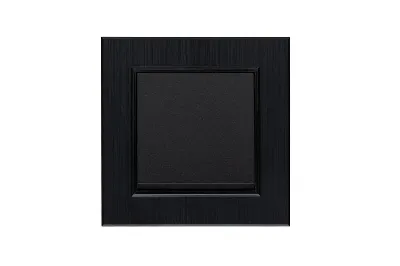 Выключатель 1-клав. Karea LINE STAR чер. Makel 86054001