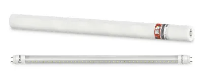 Лампа светодиодная LED-T8R-П-PRO 10Вт линейная прозрачная 4000К нейтр. бел. G13R 1000лм 150-275В 600мм поворотн. IN HOME 4690612030937