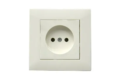 Розетка 1-м Karea RIZZ без заземл. керамика крем Makel 88010002