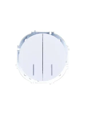 Выключатель 2-кл. СП OSEN 10А IP20 с подсветкой механизм бел. LEZARD 743-0288-112