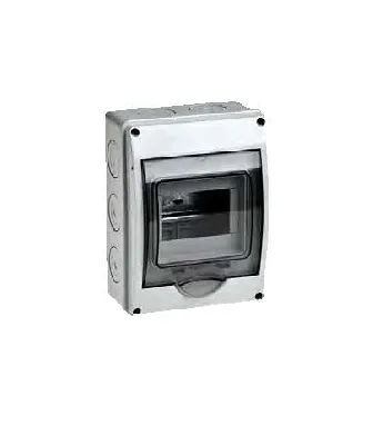 Бокс ОП Тусо 5мод. IP65 сер./дым. двер. Ruvinil 69005