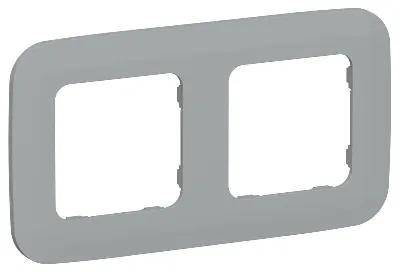 Рамка 2-м СП FLITE РУ-2-А-ФлС сер. IEK FI-M22-31-20-K03