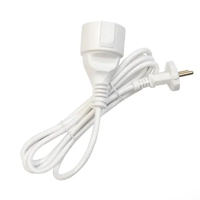 Удлинитель-шнур 1х2м без заземл. 10А IP20 ПВС 2х1 бел. DOMTOK 2335