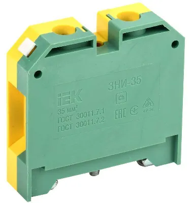 Зажим наборный ЗНИ-35PEN 35кв.мм (JXB-земля) IEK YZN20-035-K52