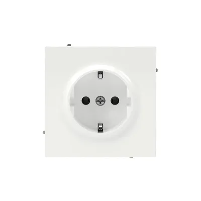 Розетка силовая KANT 2P+E без шторки бел. магнолия DKC 7000033