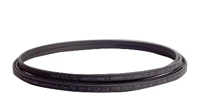 Кабель нагревательный саморег. 16Вт/м с экраном 16 AWG термопласт UV Ex (200м) TOKOV ELECTRIC TKE-SRL-16-2CR