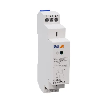 Реле промежуточное OptiRel D GR-08-024U-2 модульное 8А 24В AC/DC 2СО КЭАЗ 332037