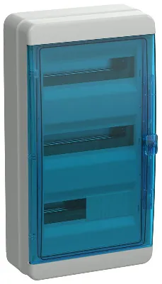 Корпус КМПн-36 TEKFOR IP65 син. прозр. дверь пластик. IEK TF5-KP72-N-36-65-K03-K07