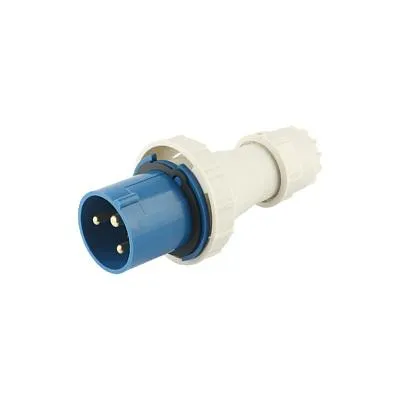 Вилка переносная PPC 033 2PPE 63А 220В IP67 JazzWay 5072398