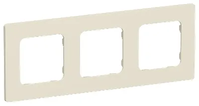 Рамка 3-м СП FLITE РУ-3-К-ФлСл сливочный IEK FI-M32-32-20-K86