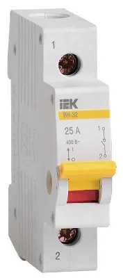 Выключатель нагрузки (мини-рубильник) 1п 25А ВН-32 KARAT IEK MNV10-1-025