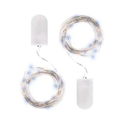 Гирлянда DC-G05-20WS2 20LED 2xCR2032 (в компл.) бел. (уп.2шт) ФАZА 5048010