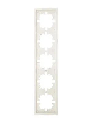 Рамка 5-м ZIMA горизонт. сл. кость LEZARD 704-9000-150