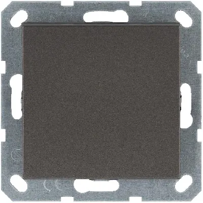 Кнопка звонка 1-кл. 10А IP20 механизм мокко Jasmart G3010Z