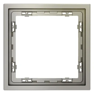 Рамка 1-м S70 пластик. шелк Voltum VLS100104