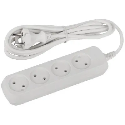 Удлинитель 4х3м без заземл. ПВС 2х0.75 UDL-10-430 Greenline Эра Б0065050