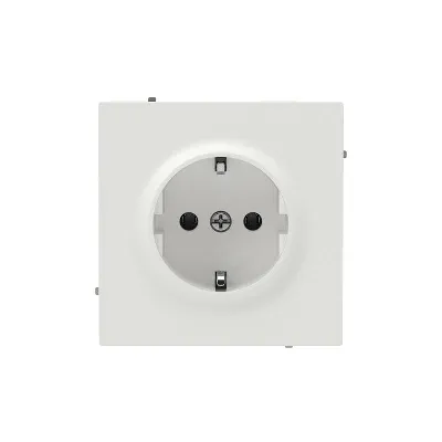 Розетка силовая KANT 2P+E без шторки бел. песок DKC 7010033