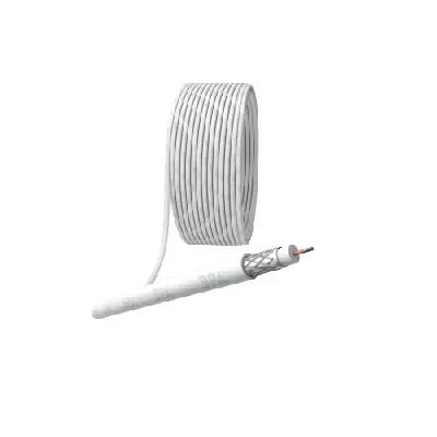 Кабель коаксиальный RG-6U CCS/оплетка Al 48% PVC 75Ом бел. (м) RL-48-PVC100 Simple Эра Б0044596