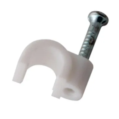 Скоба крепежная круглая d4мм (уп.50шт) Rexant 07-4004