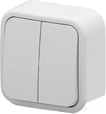 Выключатель 2-кл. ARIA IP20 бел. ARVIA 25 01 1000 202